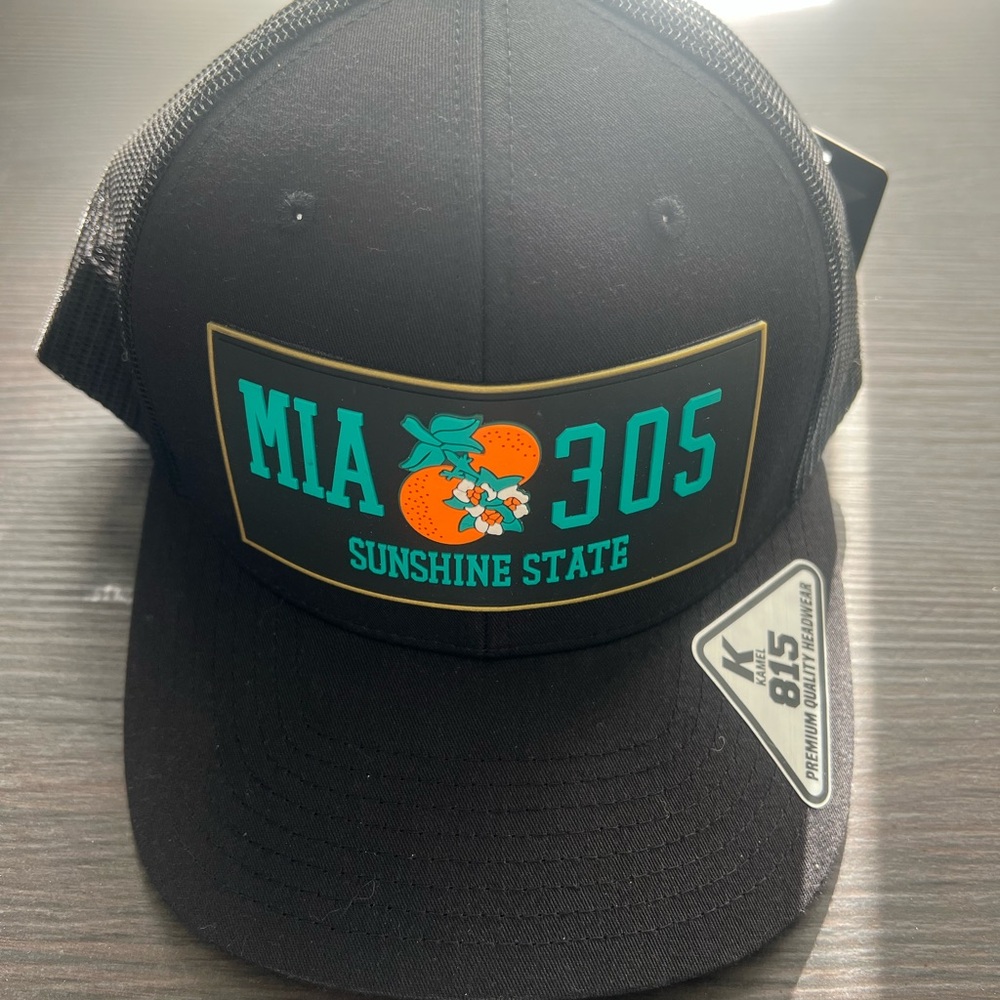 Black MIA 305 urban Hat “unisex
